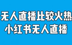 谈谈小红书无人直播的创业项目